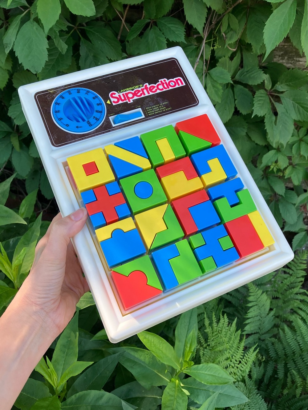 Vintage 1978 Lakeside SUPERFECTION Timed Puzzle Game COMPLETE
